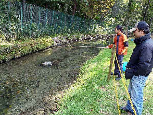 釣りを楽しむひかり